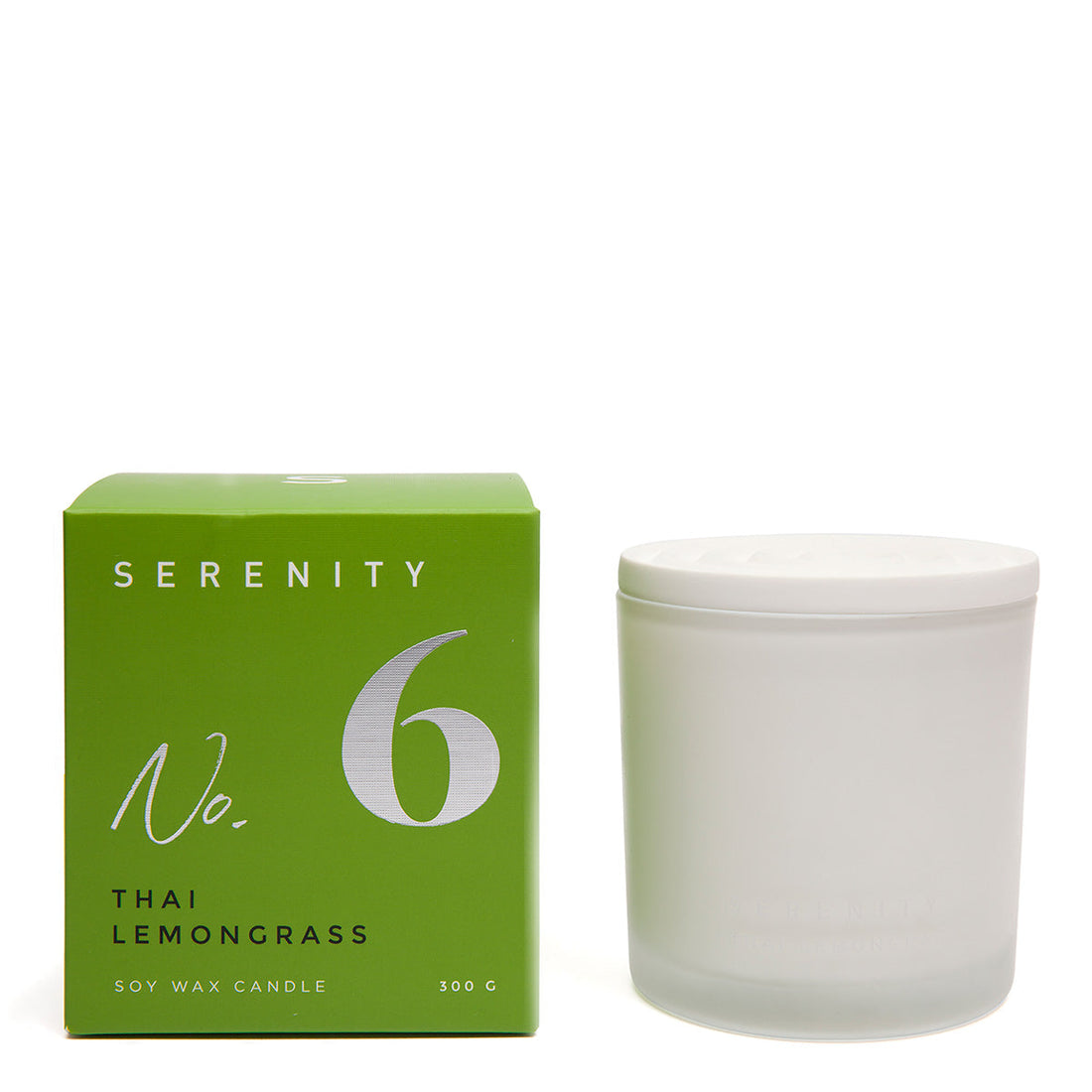 Numbered Core Scented Soy Candle 300g No.6 - Thai Lemongrass Candle