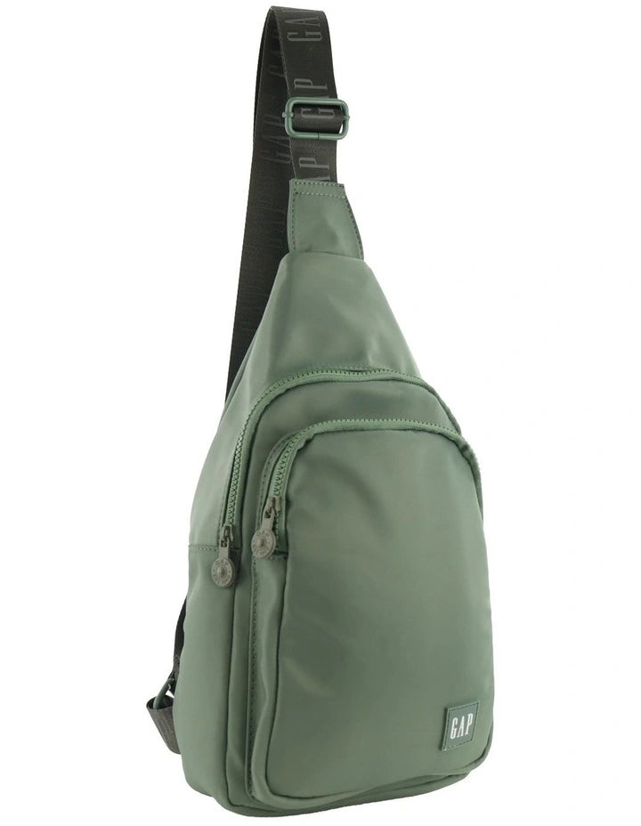 Gap Nylon Sling Back Pack Bag - Twig