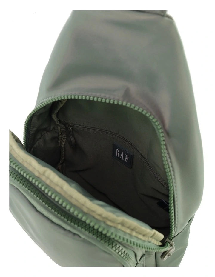 Gap Nylon Sling Back Pack Bag - Twig