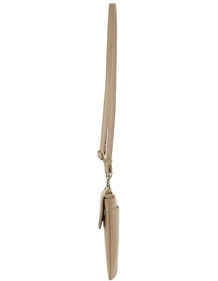 Pierre Cardin Ladies Leather Phone Cross Body Bag - Pale Gold