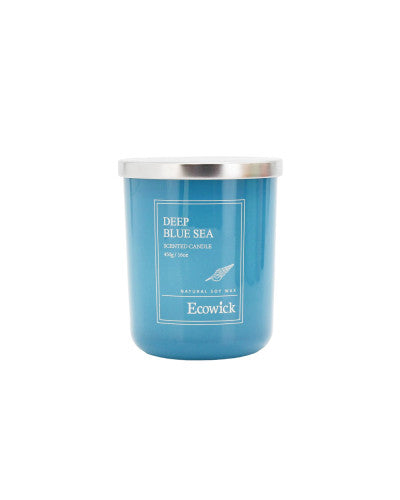 EcoWick Natural Soy Wax Candle Jar 450g - Deep Blue Sea