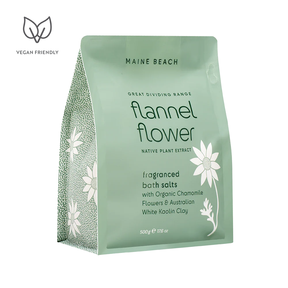 Flannel Flower Fragranced Bath Salts Pouch 500g
