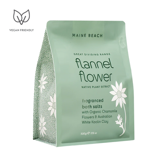 Flannel Flower Fragranced Bath Salts Pouch 500g