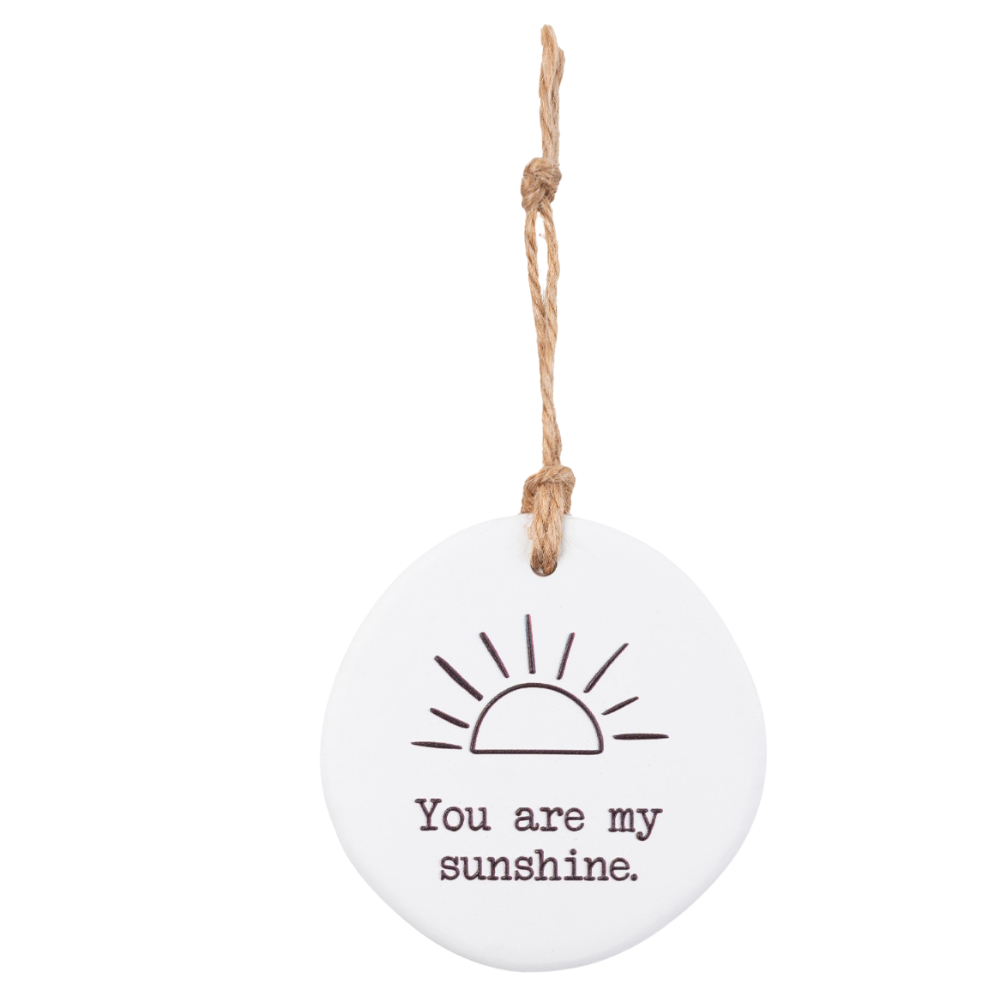 Tiny Treasures Embossed Ceramic Keepsake - Sunshine