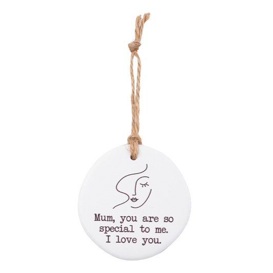 Tiny Treasures Embossed Ceramic Keepsake - Mum