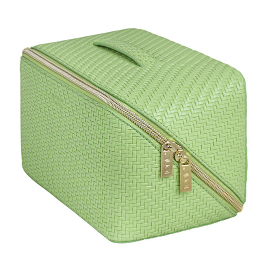 Tonic Herringbone Beauty Bag Large - Pistachio