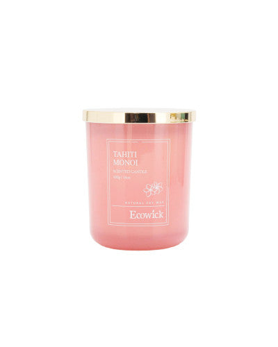 EcoWick Natural Soy Wax Candle Jar 450g - Tahiti Monoi