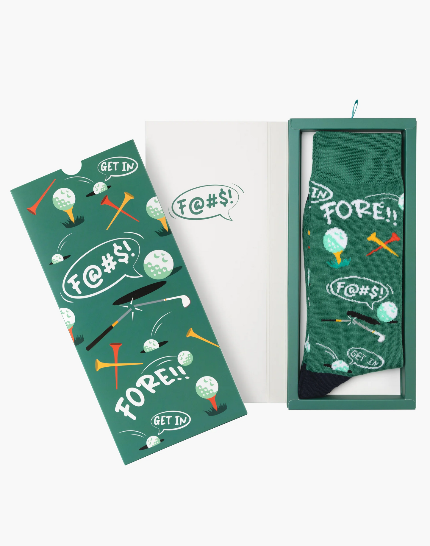 Bamboozld Men's Golf Fore Bamboo Sock Card