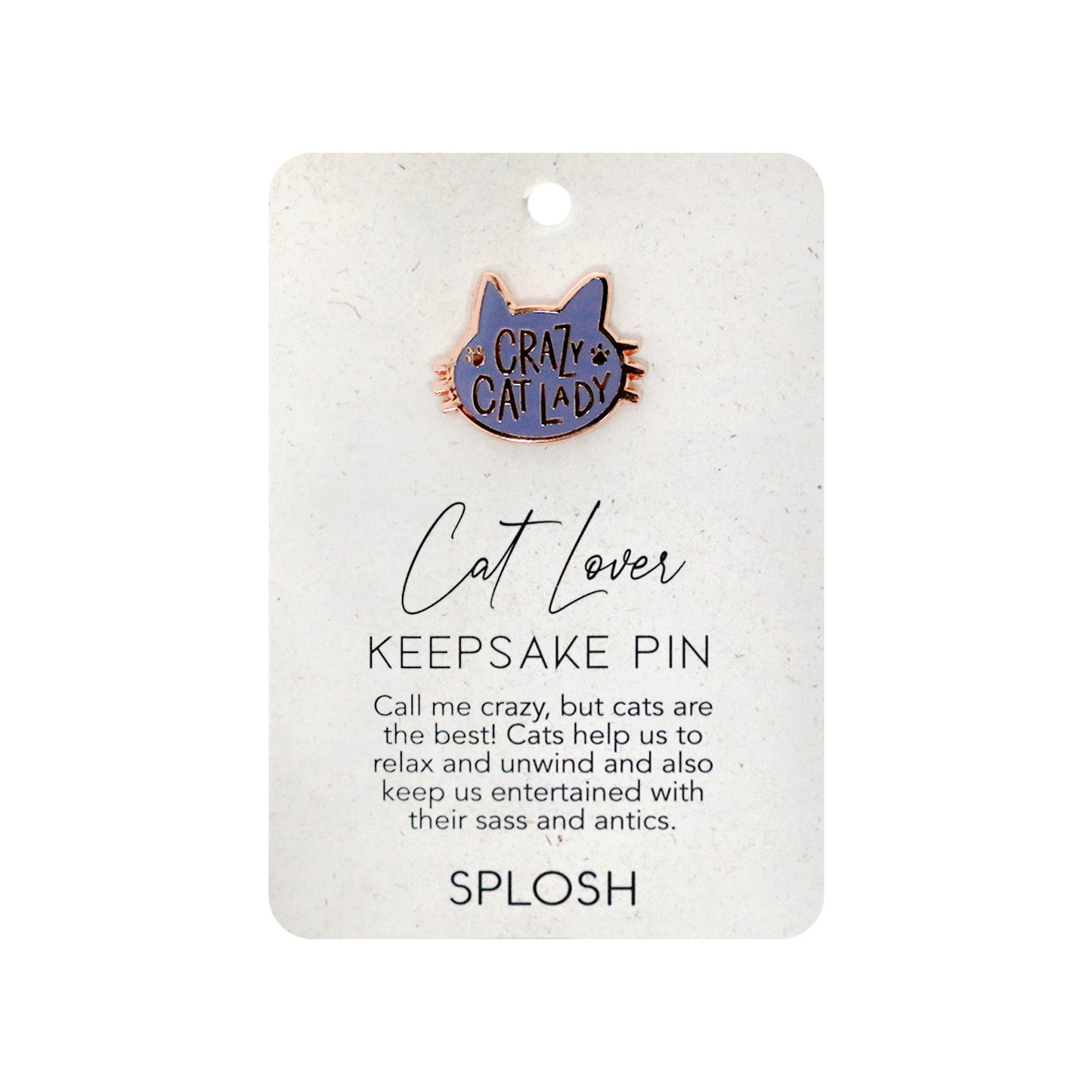 Cat Lover Keepsake Pin