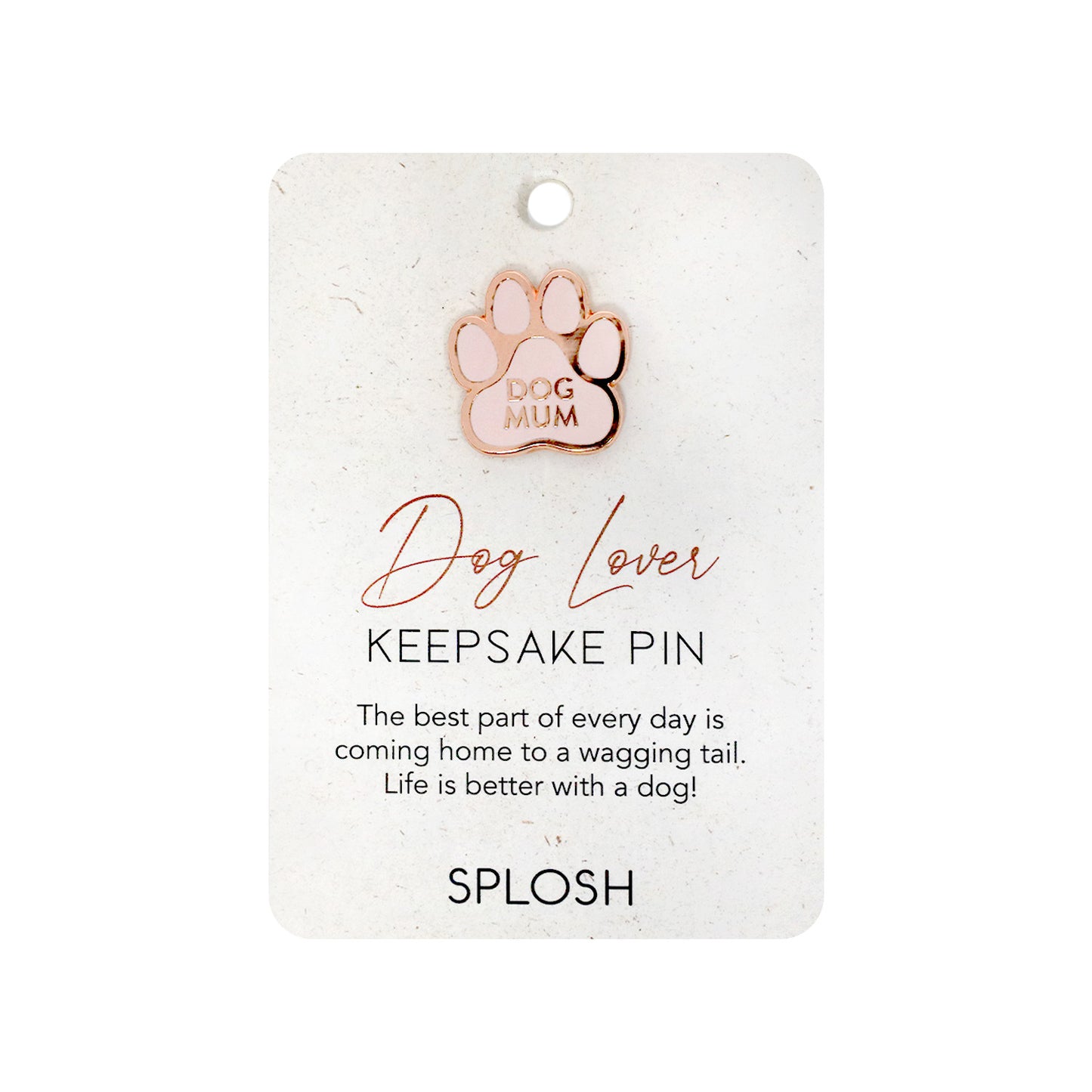 Dog Lover Keepsake Pin