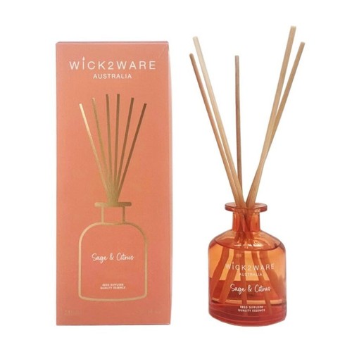 Wick2Ware Reed Fragrance Diffuser 230ml - Sage & Citrus