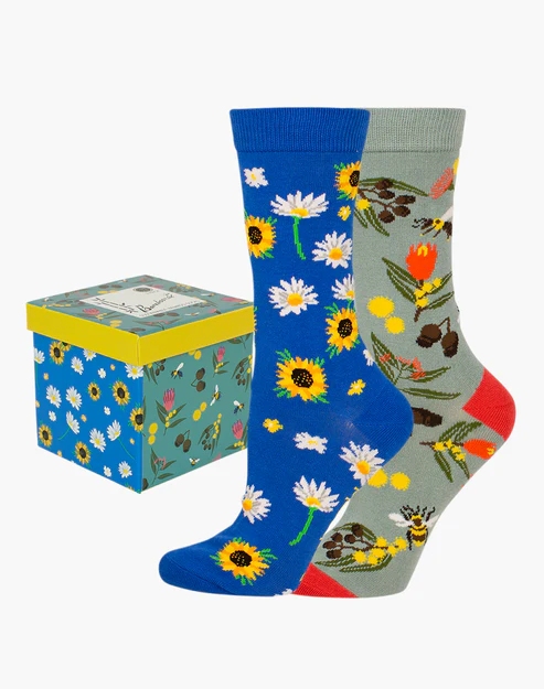 Bamboozld Women's Sunny Days Socks Gift Box – 2 Pack